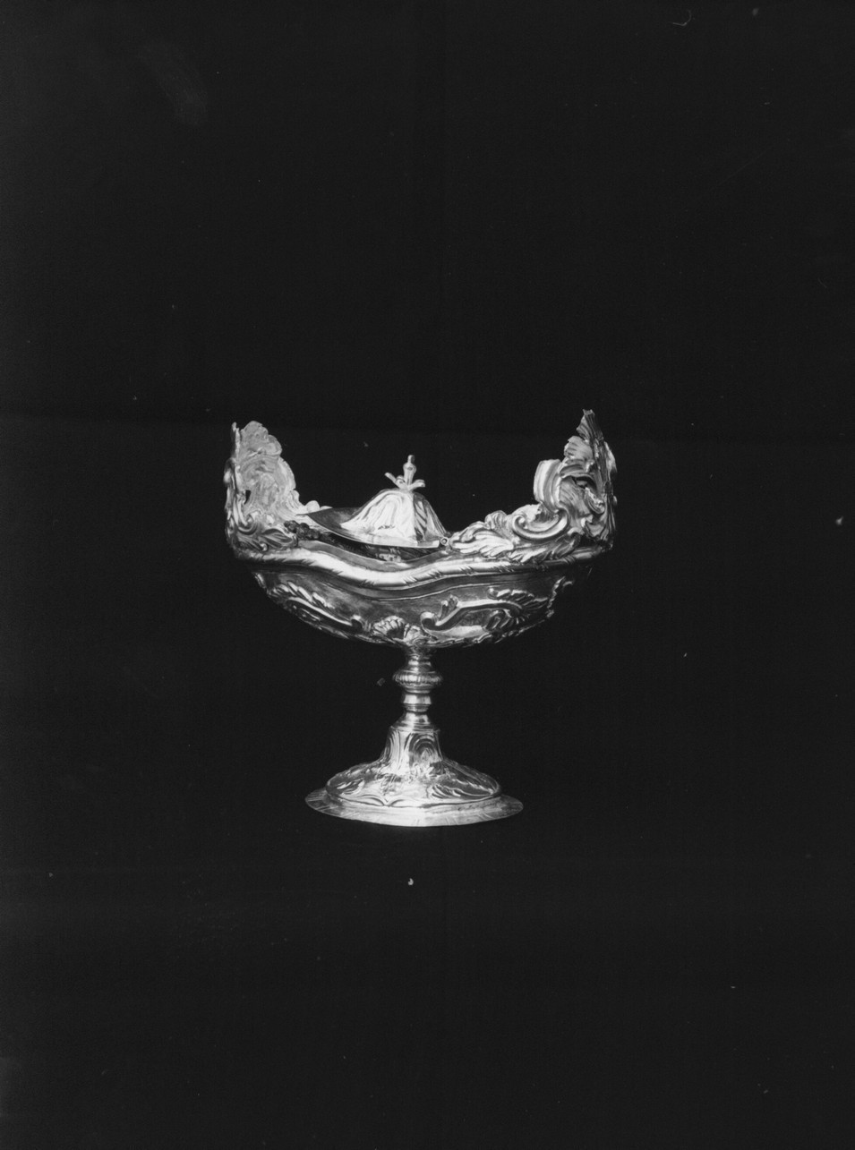 navicella portaincenso, opera isolata - bottega ligure (metà sec. XIX)