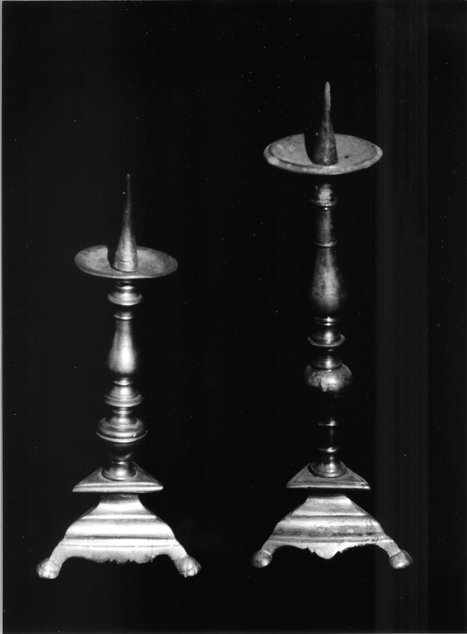 motivi decorativi (candeliere, coppia) - manifattura ligure (seconda metà sec. XIX)