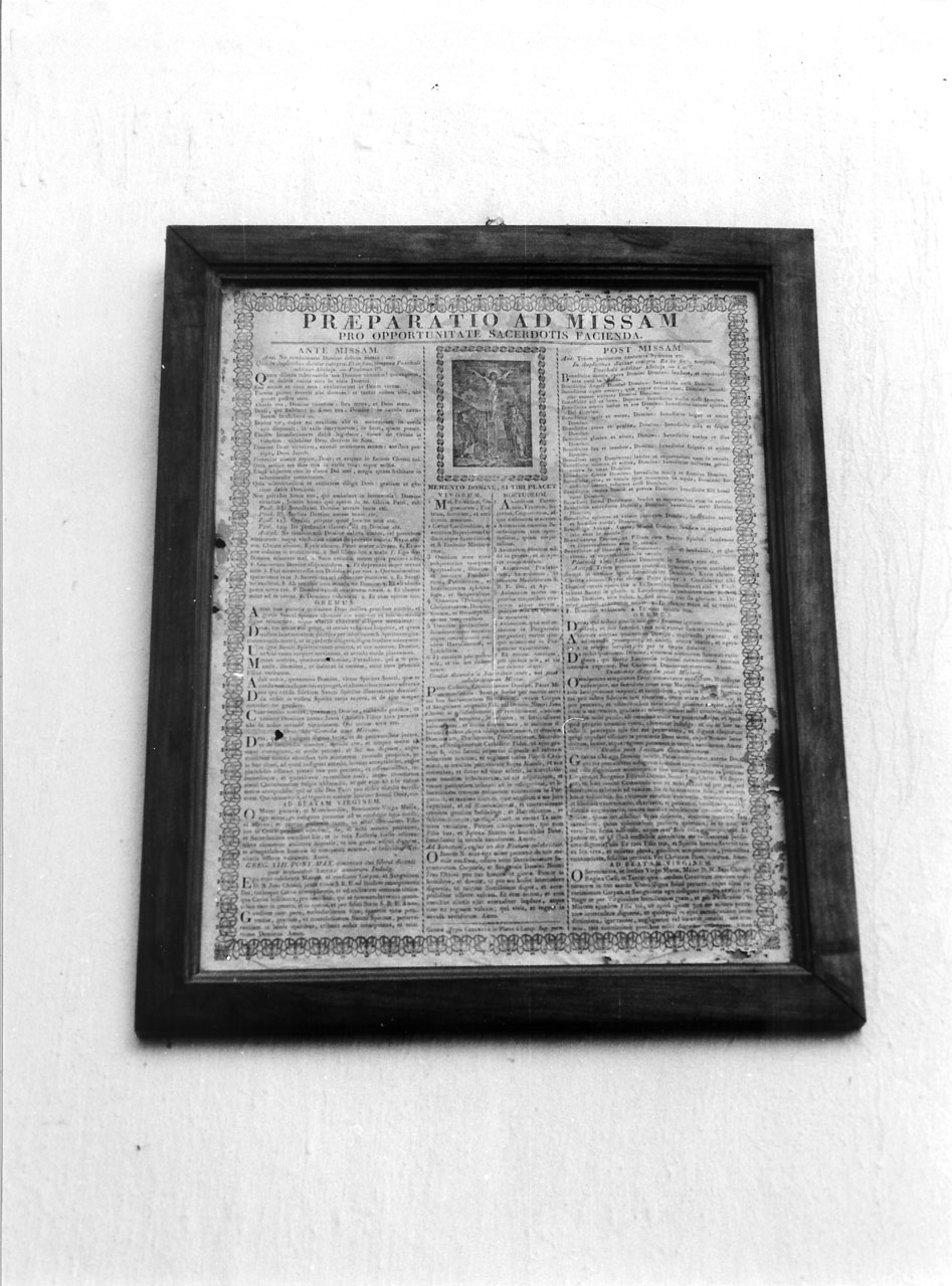 cartagloria, opera isolata - manifattura ligure (seconda metà sec. XIX)