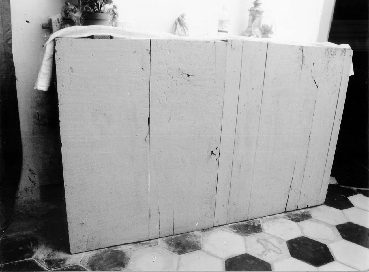 mobile da sacrestia, opera isolata - manifattura ligure (seconda metà sec. XIX)