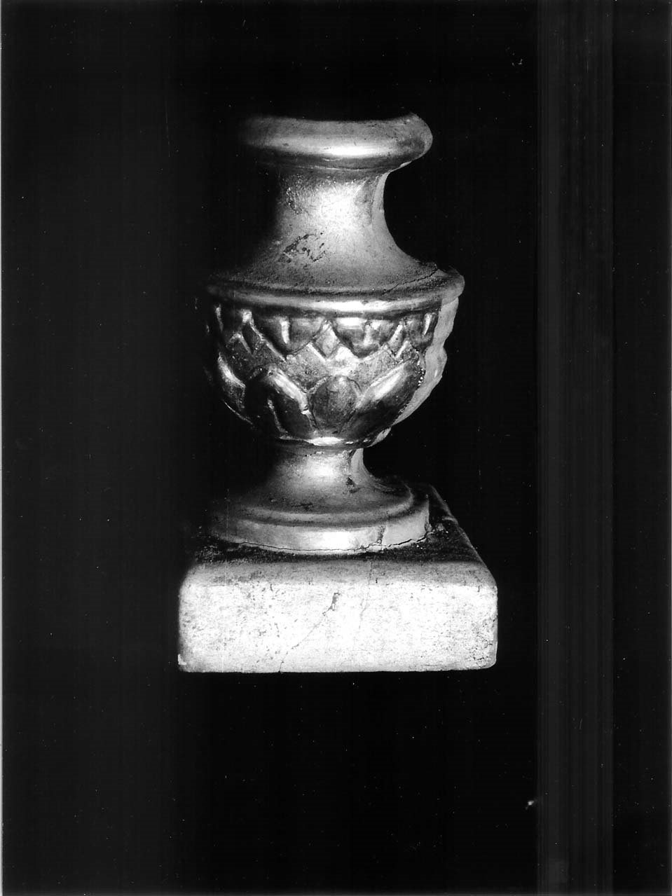 motivi decorativi vegetali (vasetto, serie) - manifattura ligure (seconda metà sec. XIX)