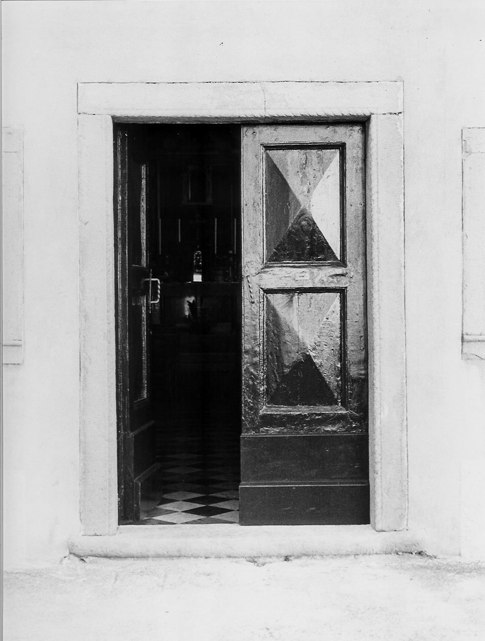 motivi decorativi geometrici (portale, elemento d'insieme) - manifattura ligure (sec. XVII)