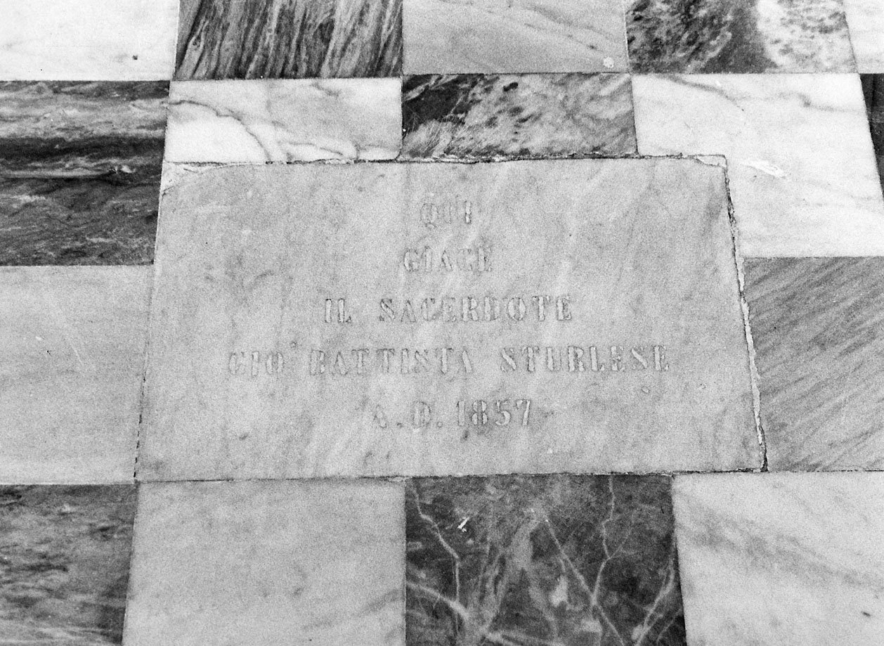 lapide tombale, opera isolata - manifattura ligure (sec. XIX)