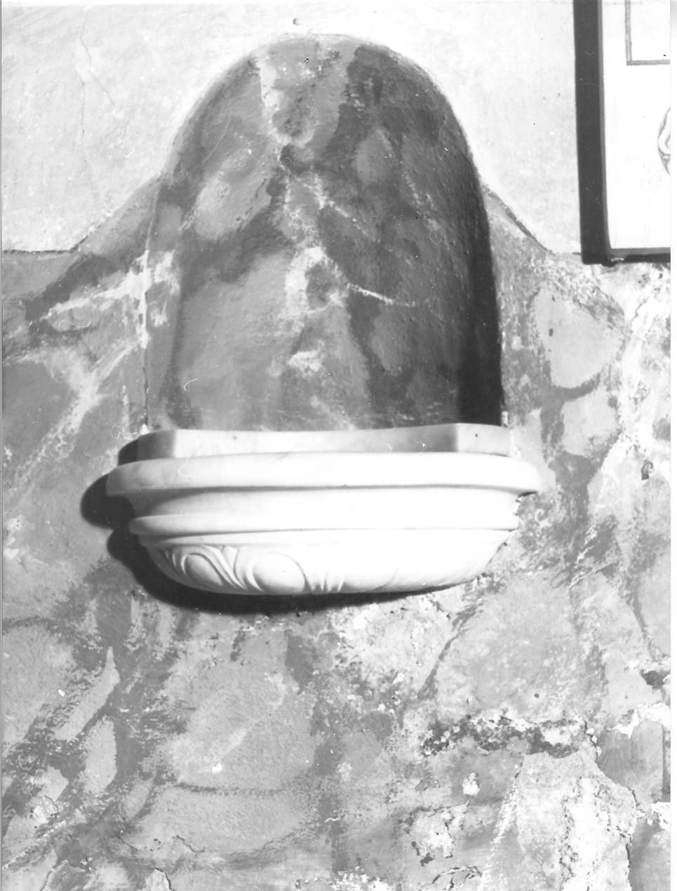 motivi decorativi geometrici (acquasantiera, opera isolata) - manifattura ligure (sec. XIX)