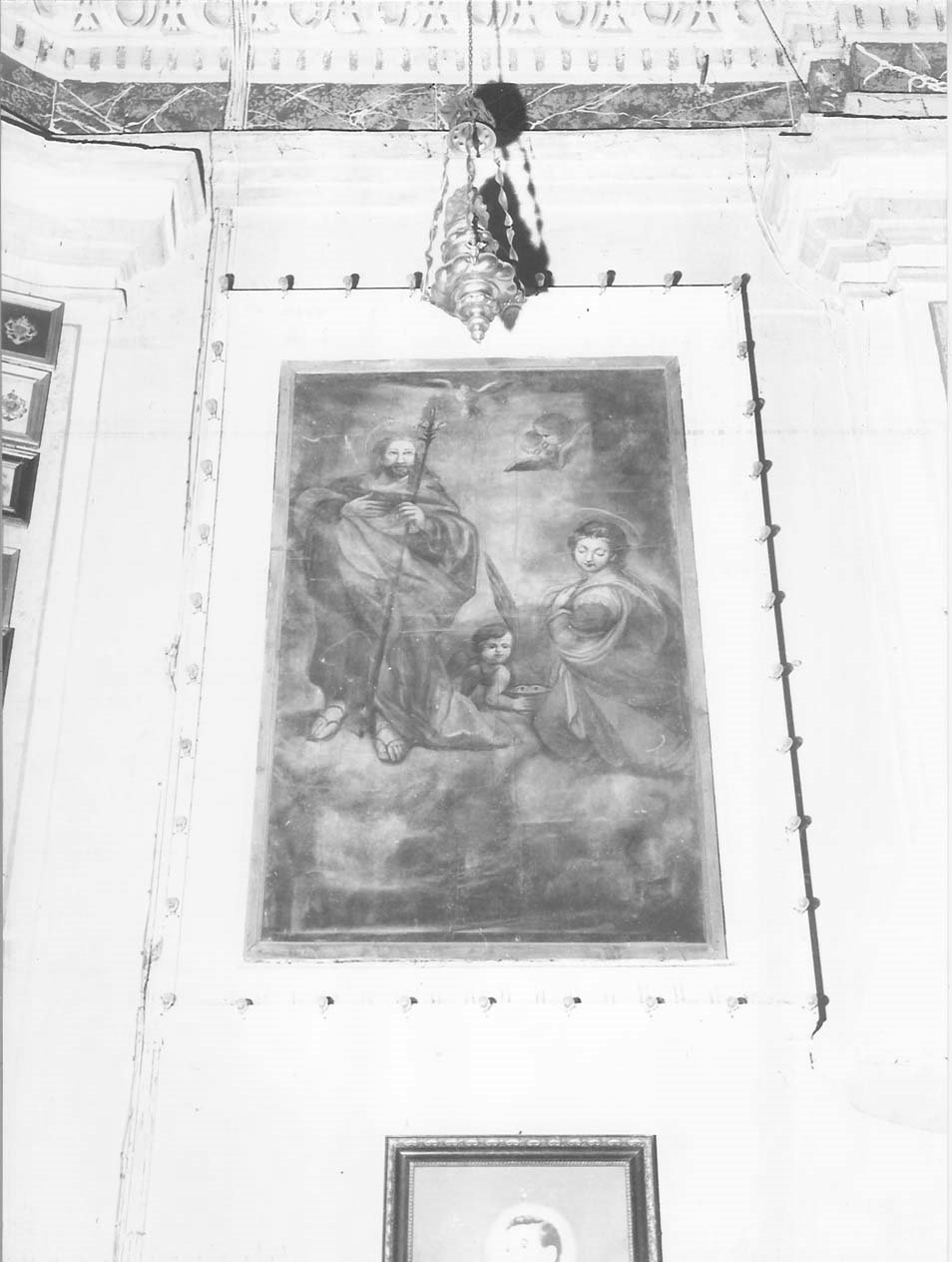 Santa Lucia/ San Giuseppe (dipinto, opera isolata) - ambito italiano (sec. XVIII)