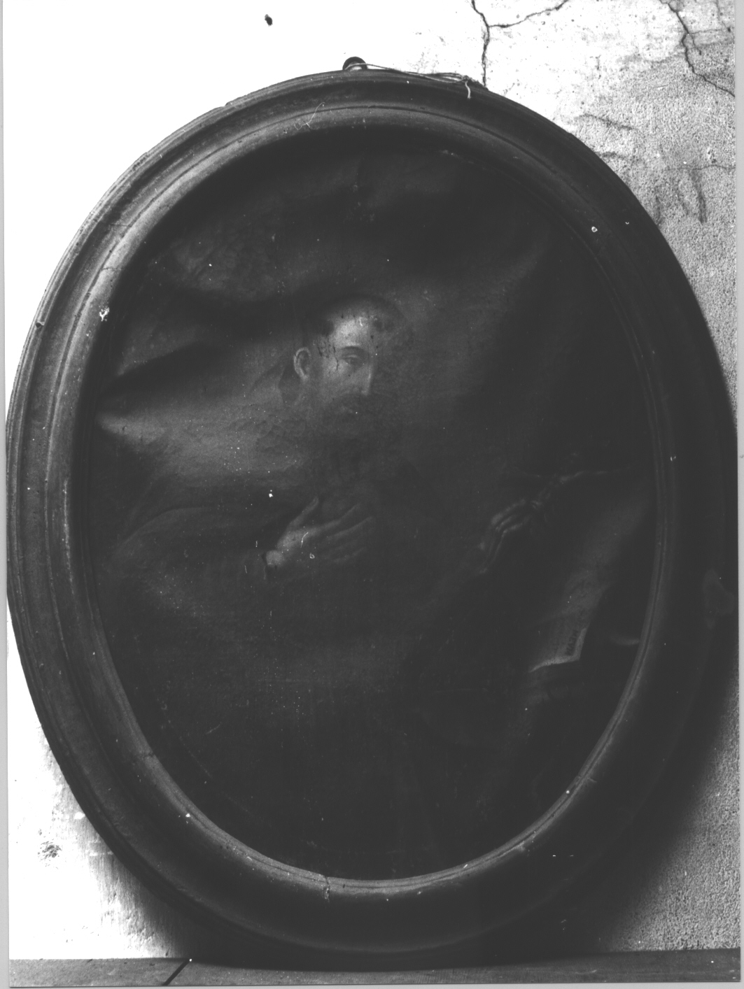 Santo francescano (dipinto, opera isolata) - ambito ligure (fine sec. XVII)