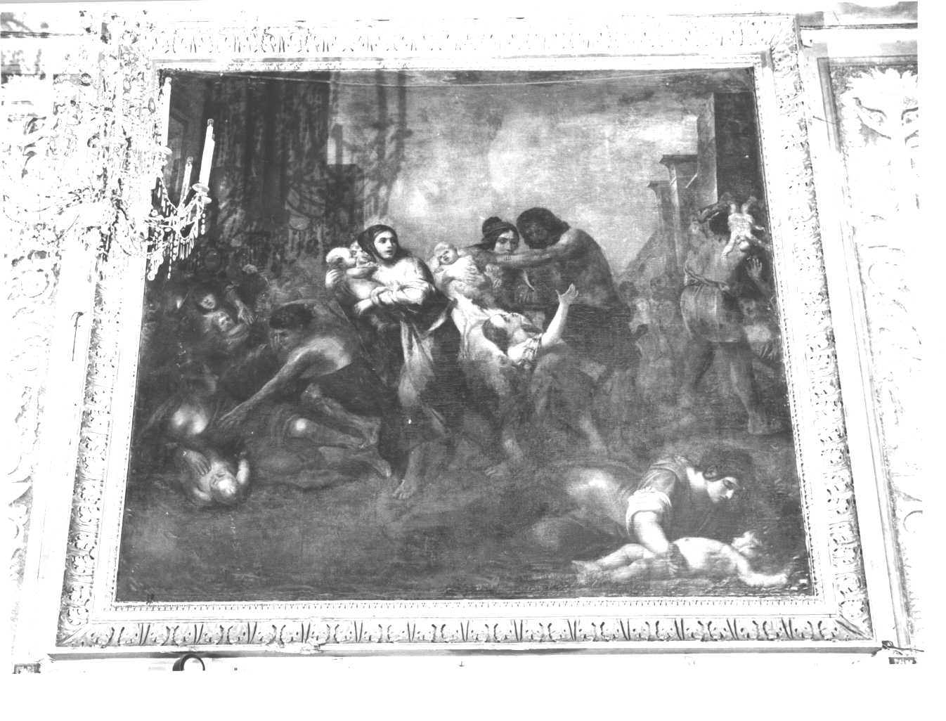 strage degli innocenti (dipinto, opera isolata) di Cianfanelli Nicola (sec. XIX)