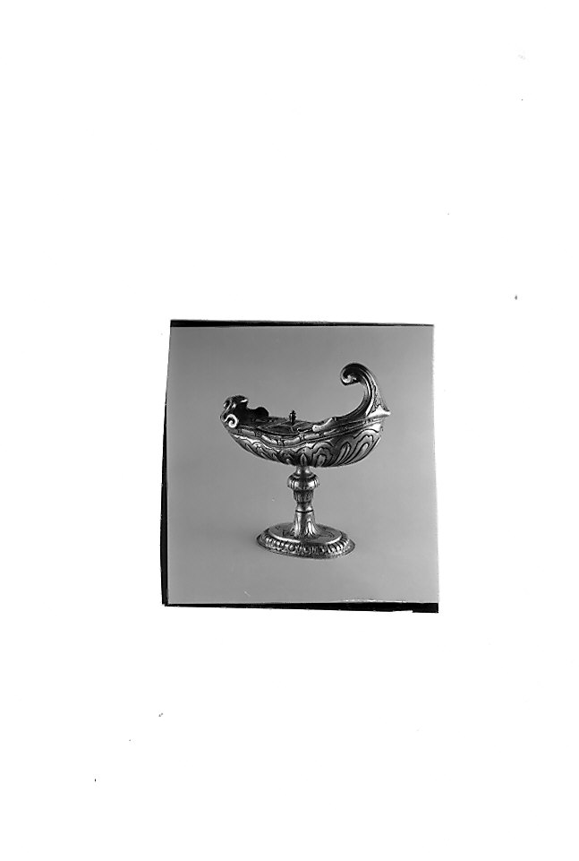 navicella portaincenso, opera isolata - PRODUZIONE LIGURE (secondo quarto sec. XVIII)