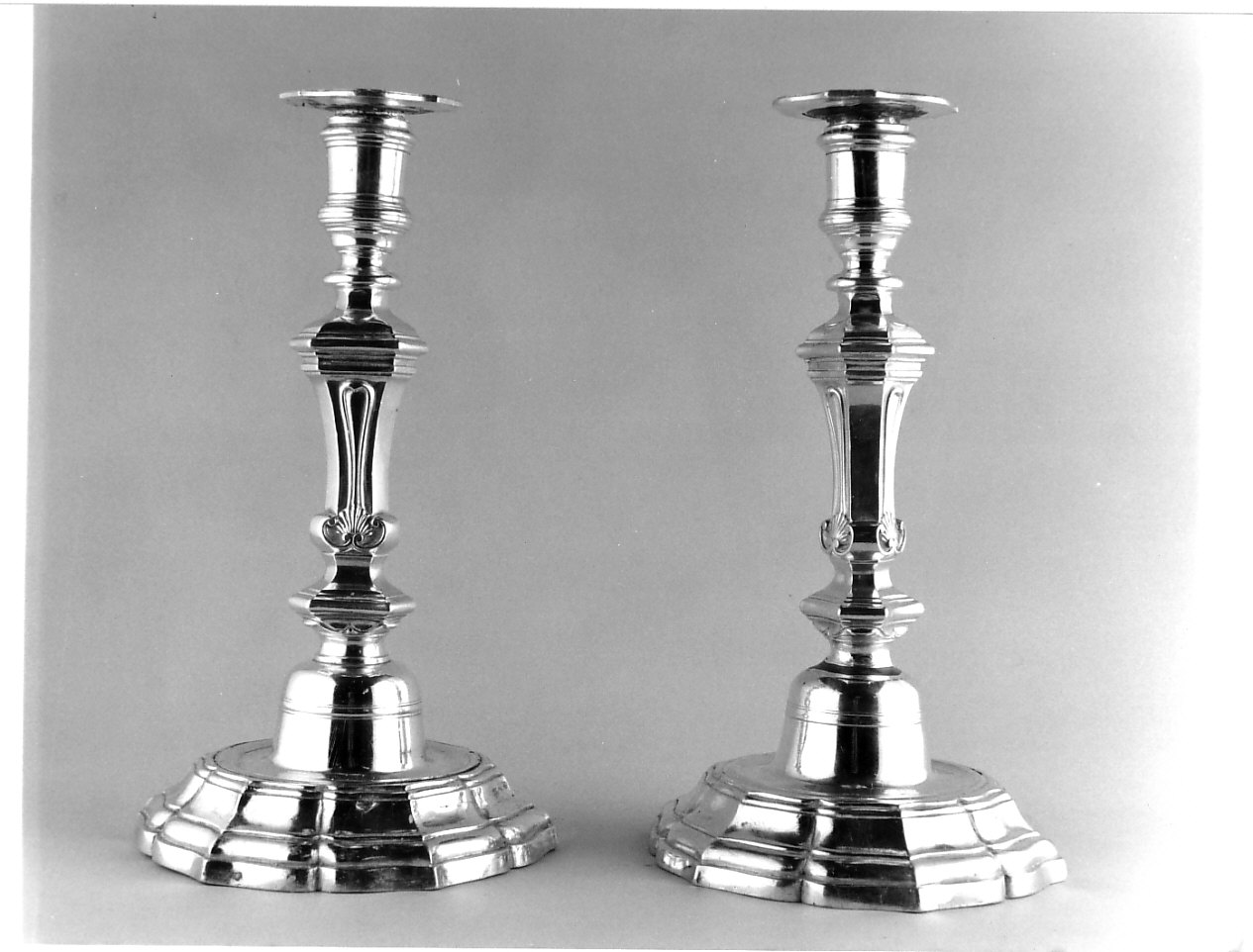 candeliere, coppia - produzione italiana (inizio, fine/inizio sec. XVIII, secc. XIX/ XX)