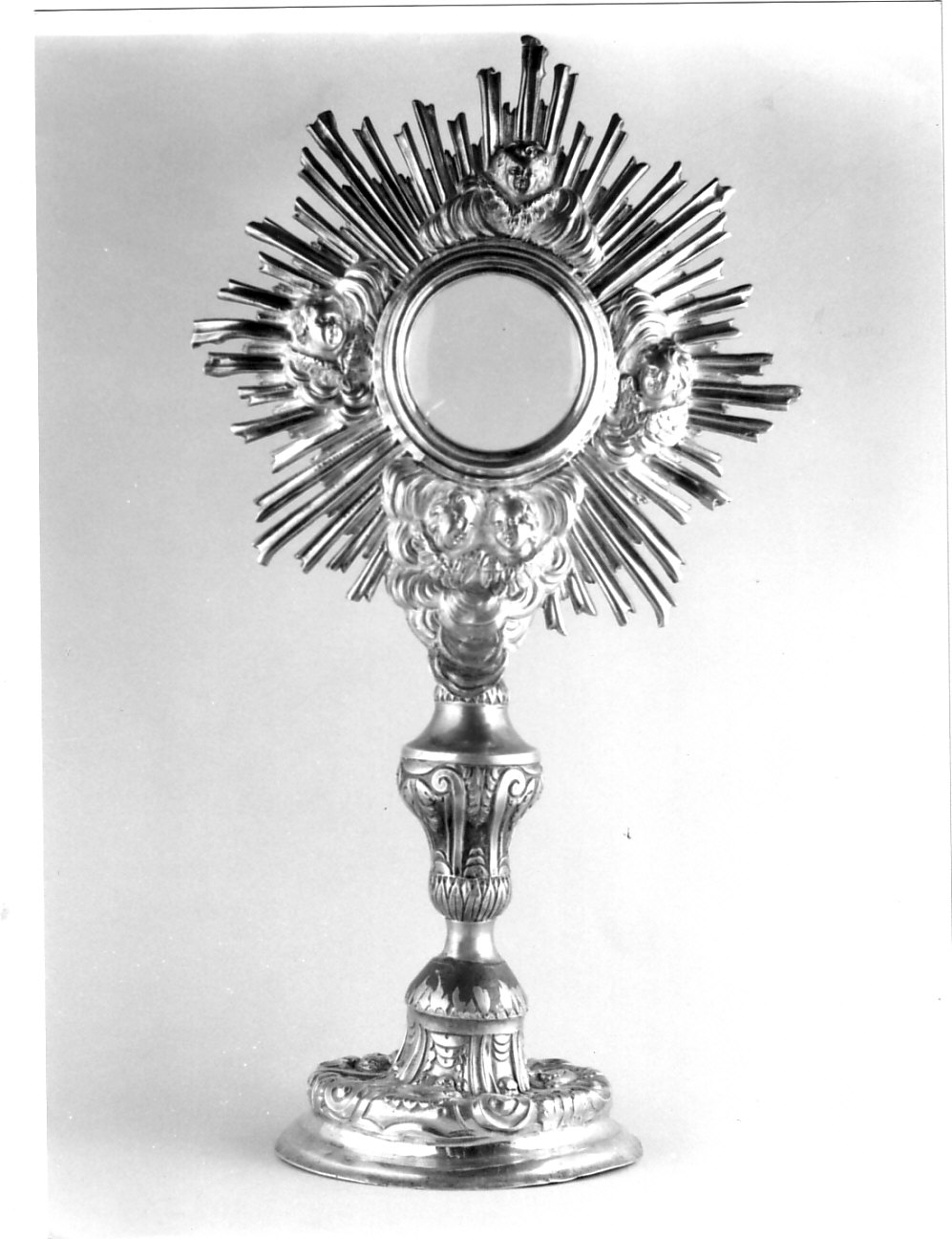 ostensorio - a raggiera, opera isolata - PRODUZIONE LIGURE (fine sec. XVIII)