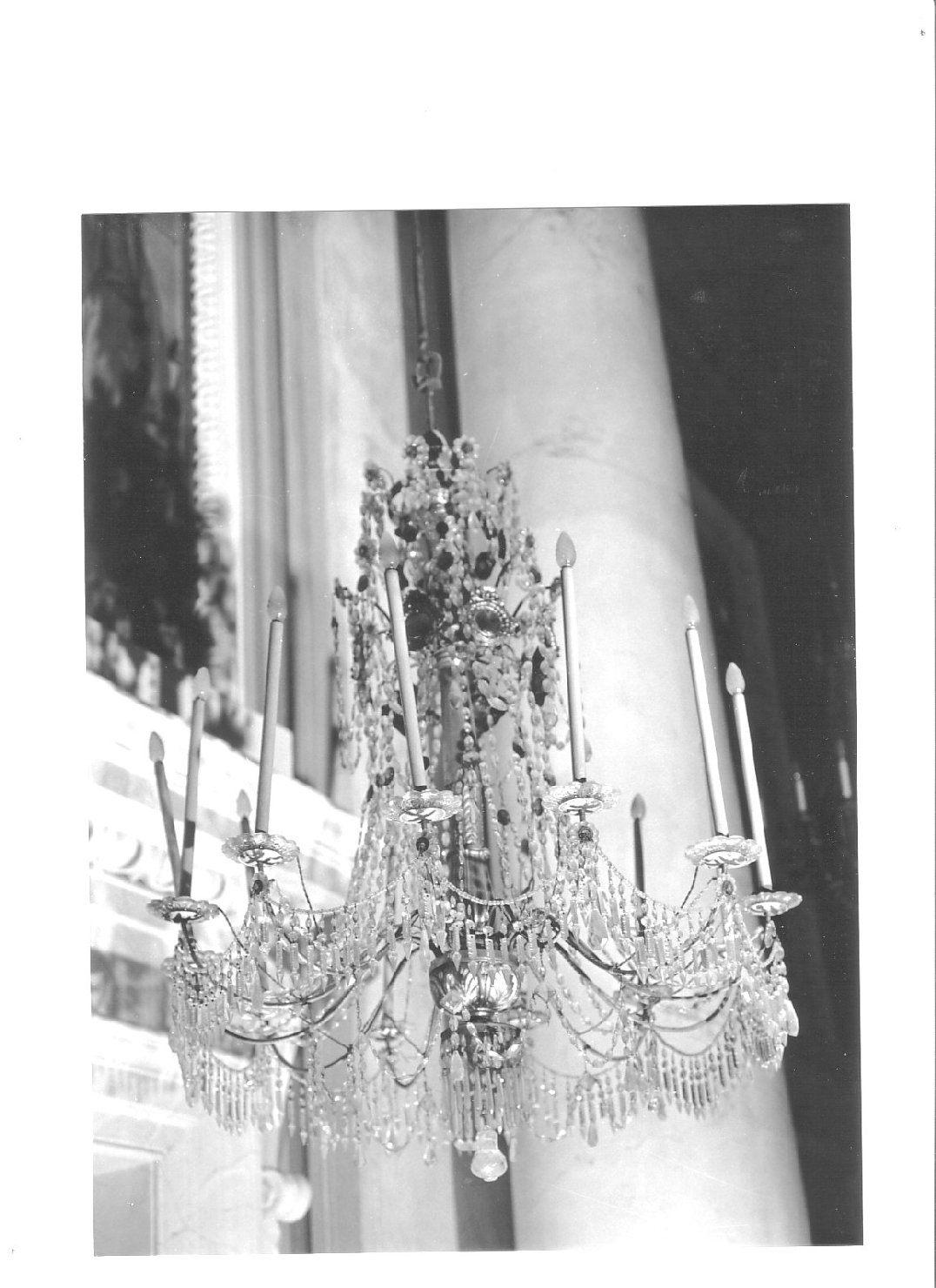 lampadario - a bracci, coppia - PRODUZIONE LIGURE (fine/inizio secc. XIX/ XX)