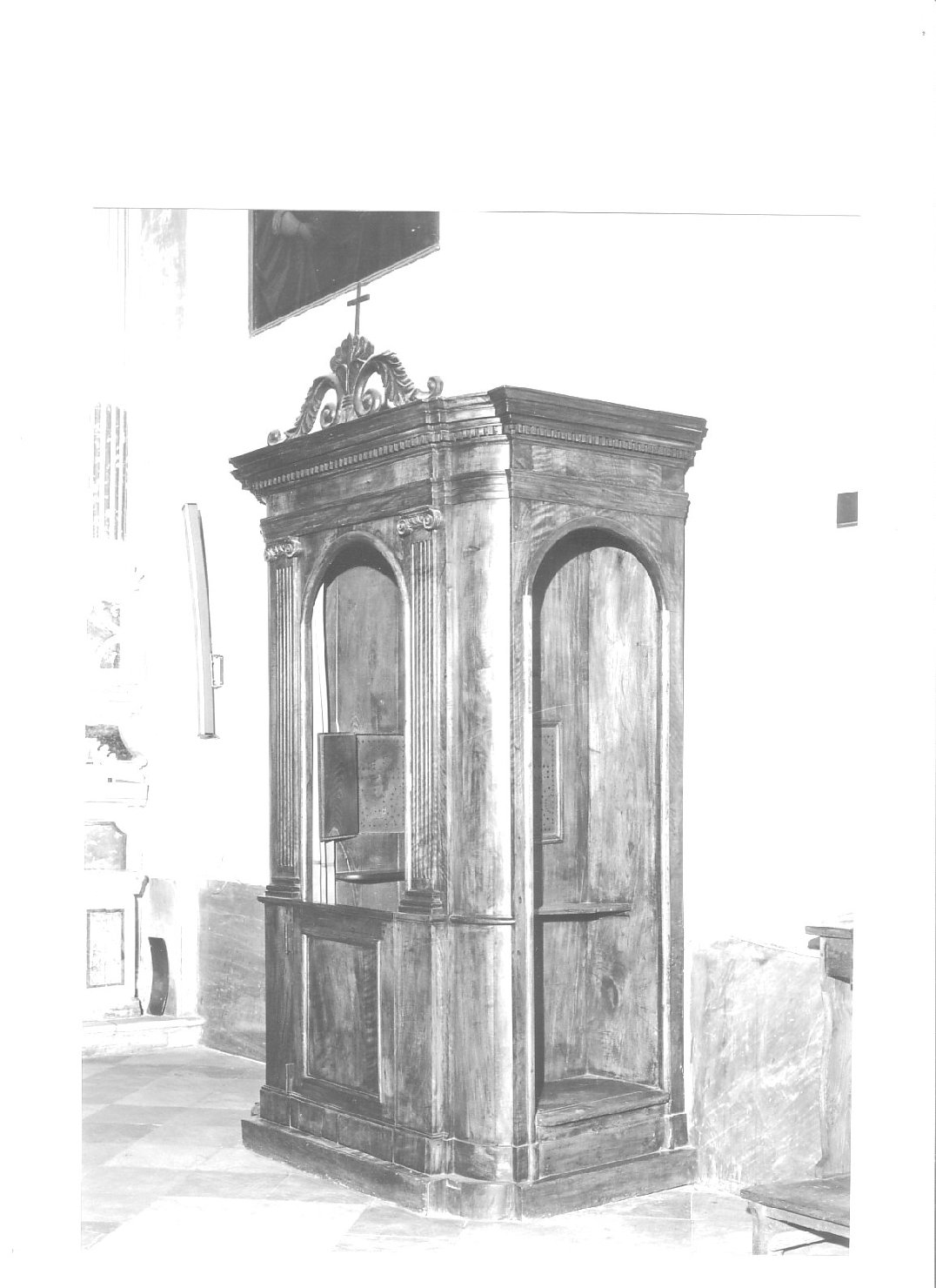 confessionale, opera isolata - PRODUZIONE LIGURE (primo quarto sec. XIX)