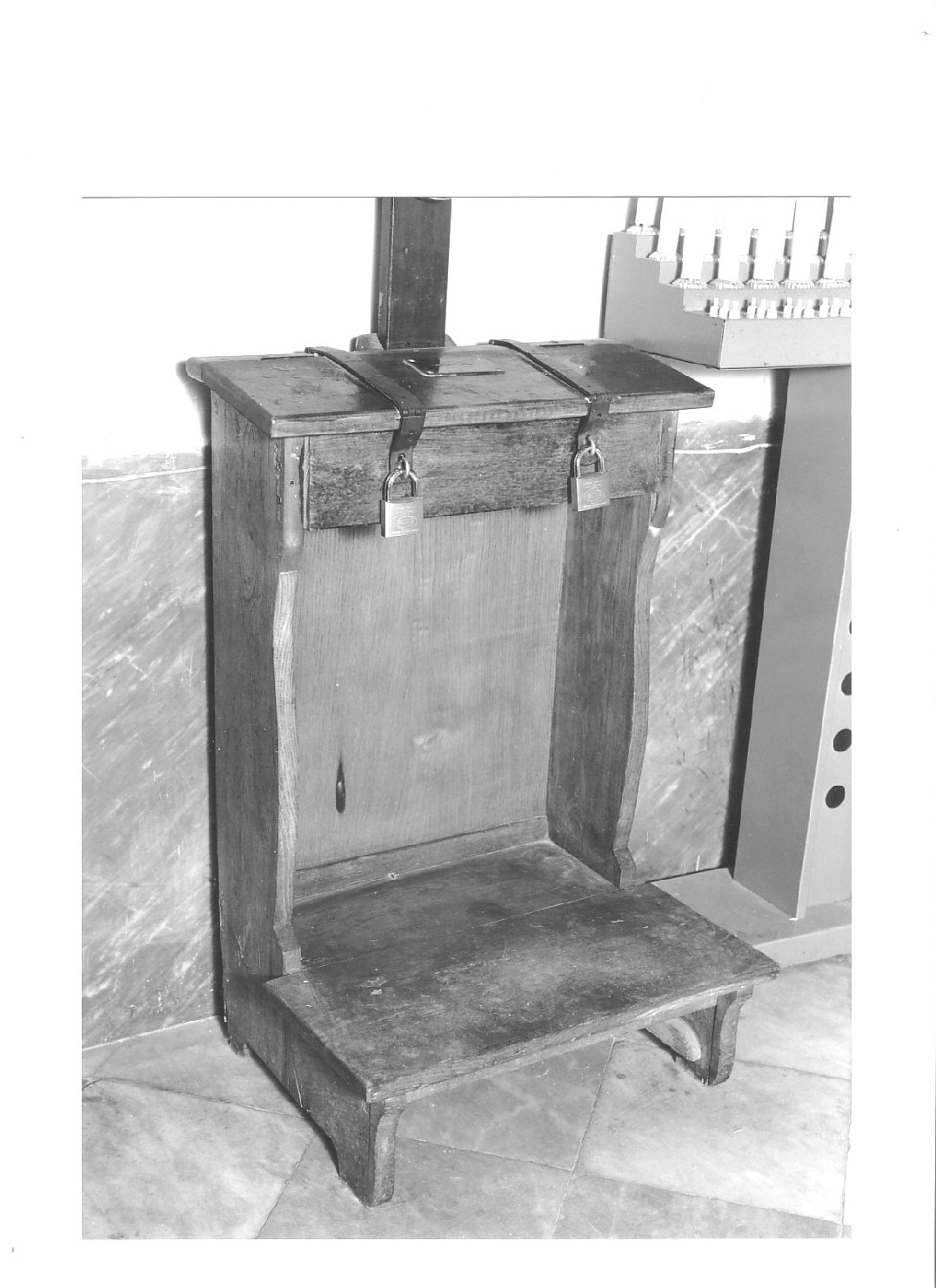 inginocchiatoio, opera isolata - PRODUZIONE LIGURE (sec. XIX)