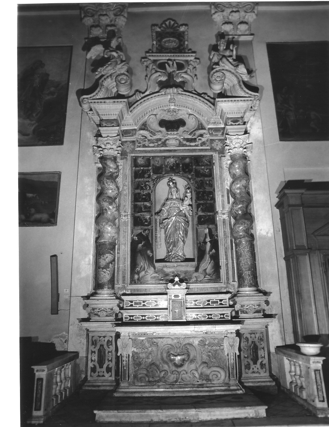 altare, insieme - bottega ligure (secc. XVII/ XVIII)