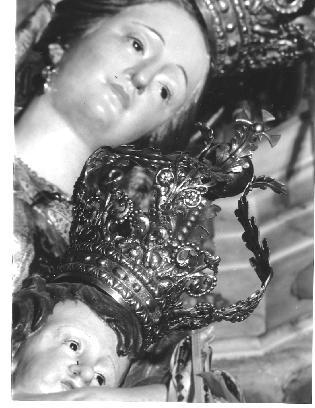 corona da statua, elemento d'insieme - PRODUZIONE LIGURE (fine/inizio secc. XIX/ XX)