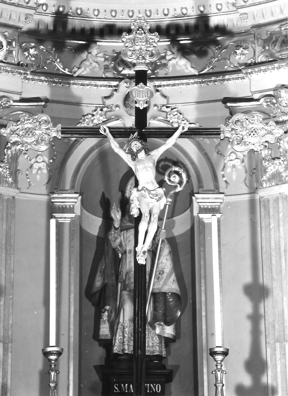 Cristo crocifisso (croce d'altare, opera isolata) - manifattura ligure (fine sec. XVIII)