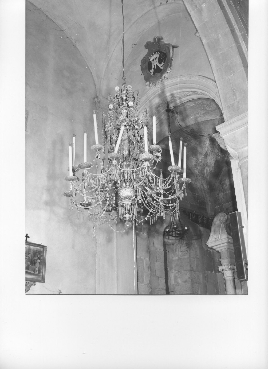 lampadario, coppia - bottega italiana (sec. XIX)