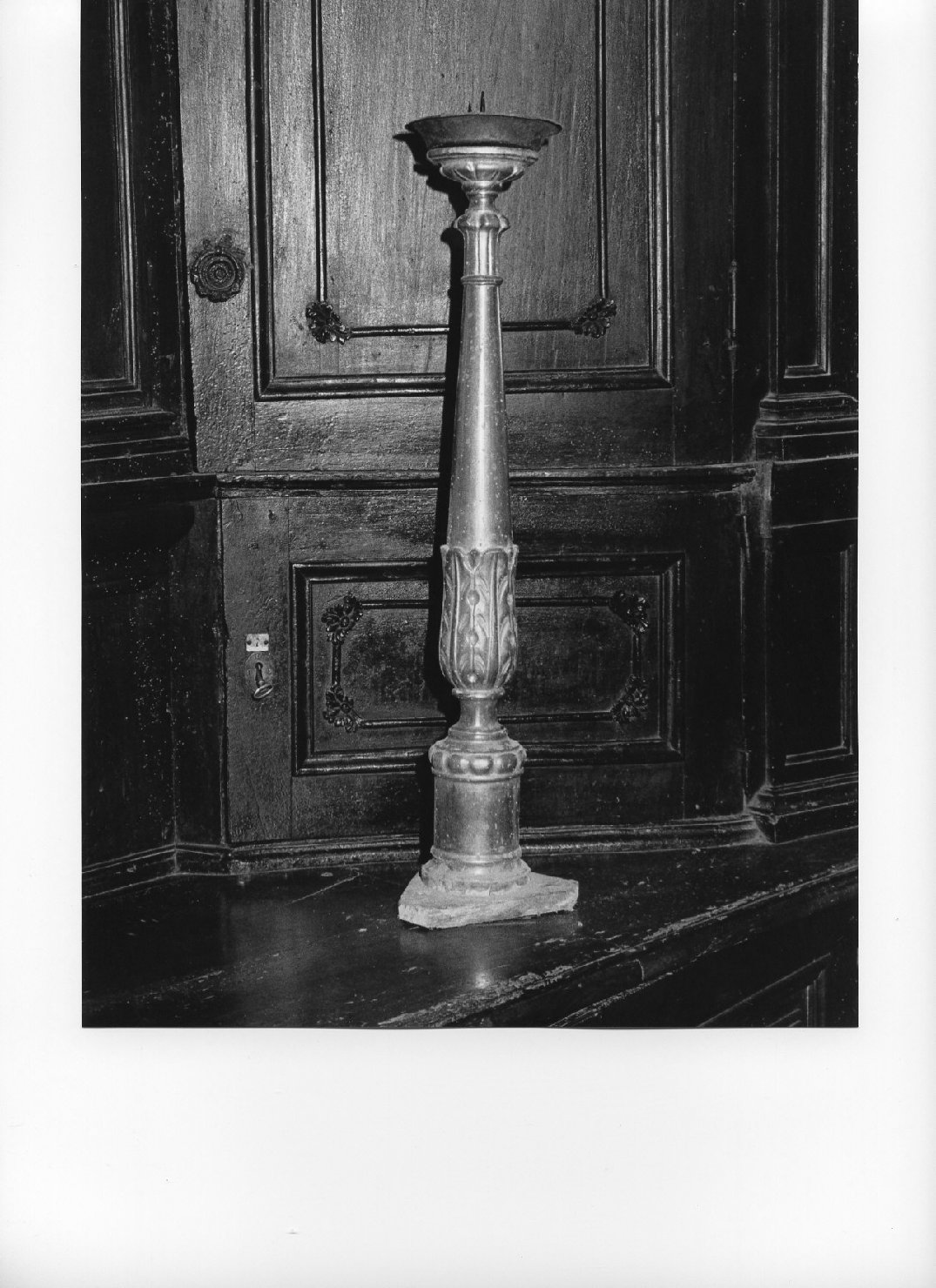 candeliere, coppia - bottega ligure (fine sec. XIX)