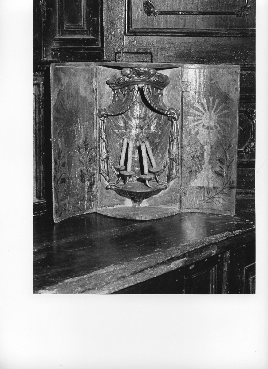 tronetto per esposizione eucaristica, opera isolata - bottega ligure (fine/inizio secc. XIX/ XX)