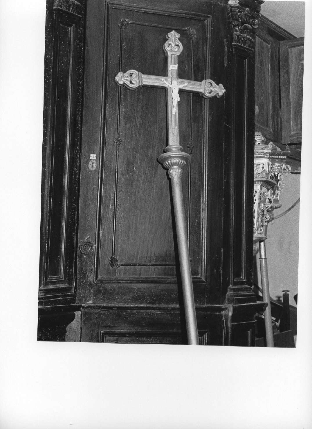 croce processionale, opera isolata - bottega ligure (sec. XIX)