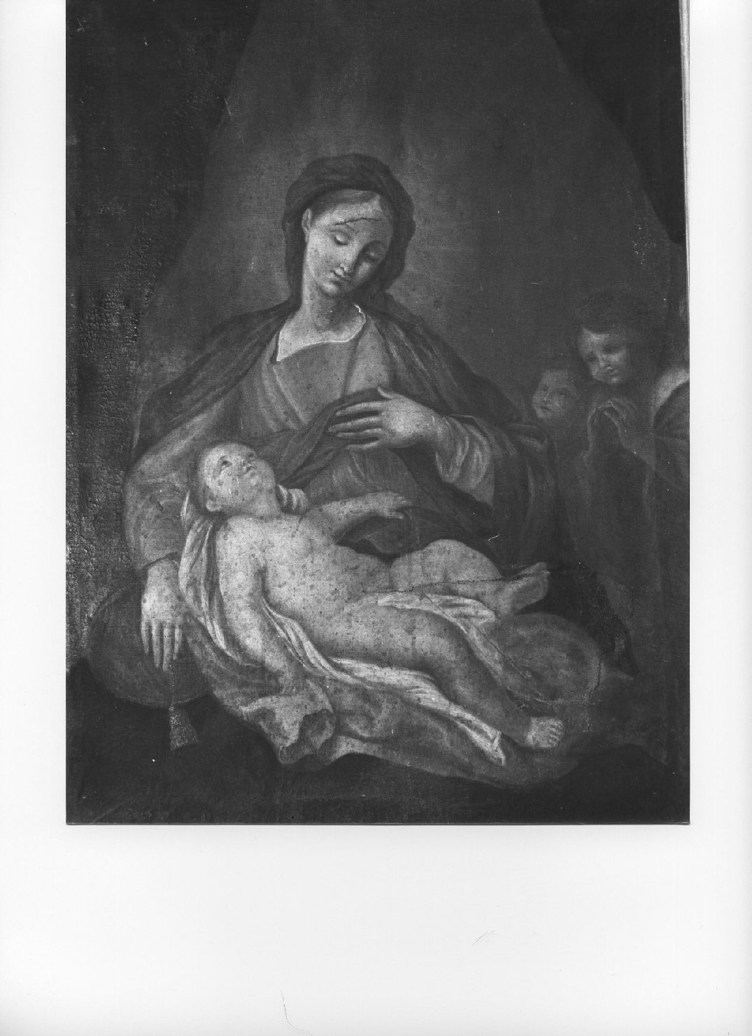 Madonna con Bambino (dipinto, opera isolata) - ambito ligure (inizio sec. XVIII)