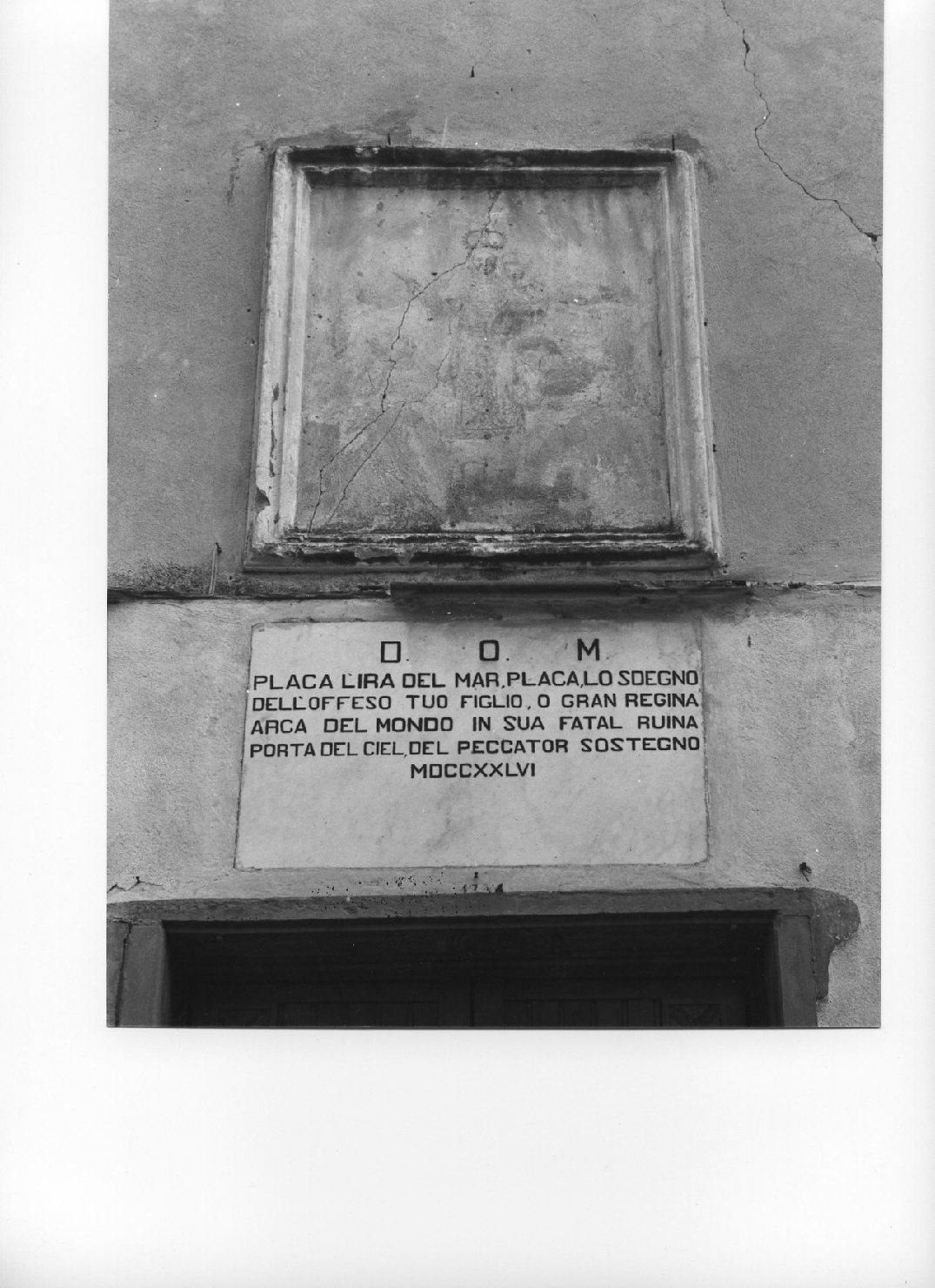 lapide, opera isolata - bottega ligure (sec. XVIII)