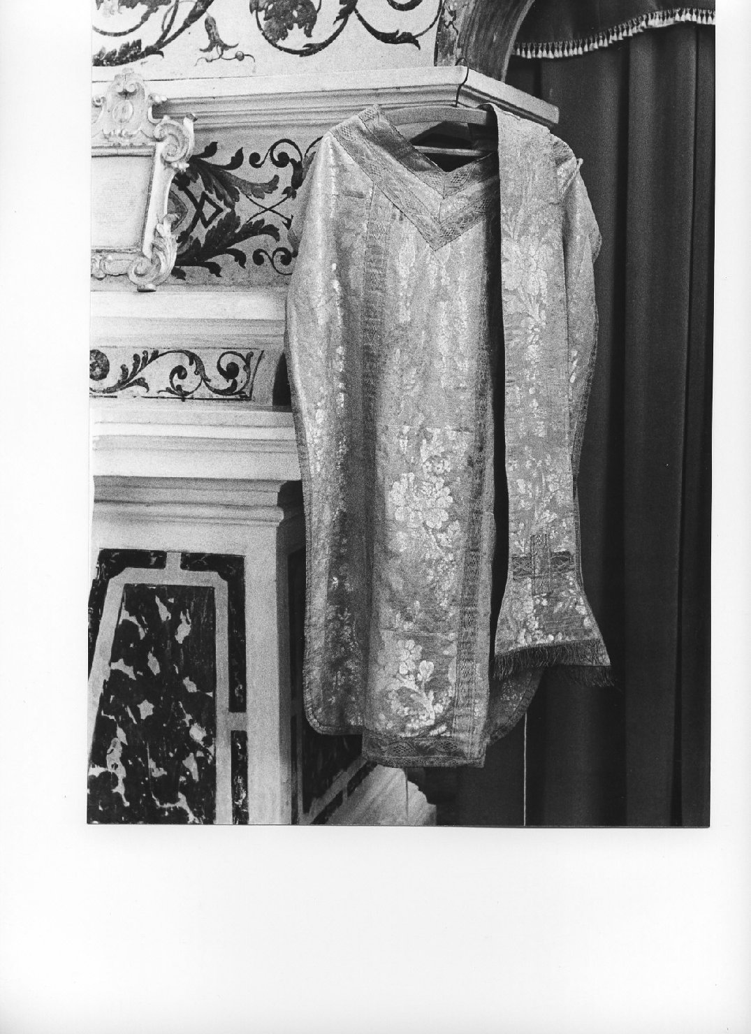 stola, elemento d'insieme - manifattura italiana (sec. XIX)