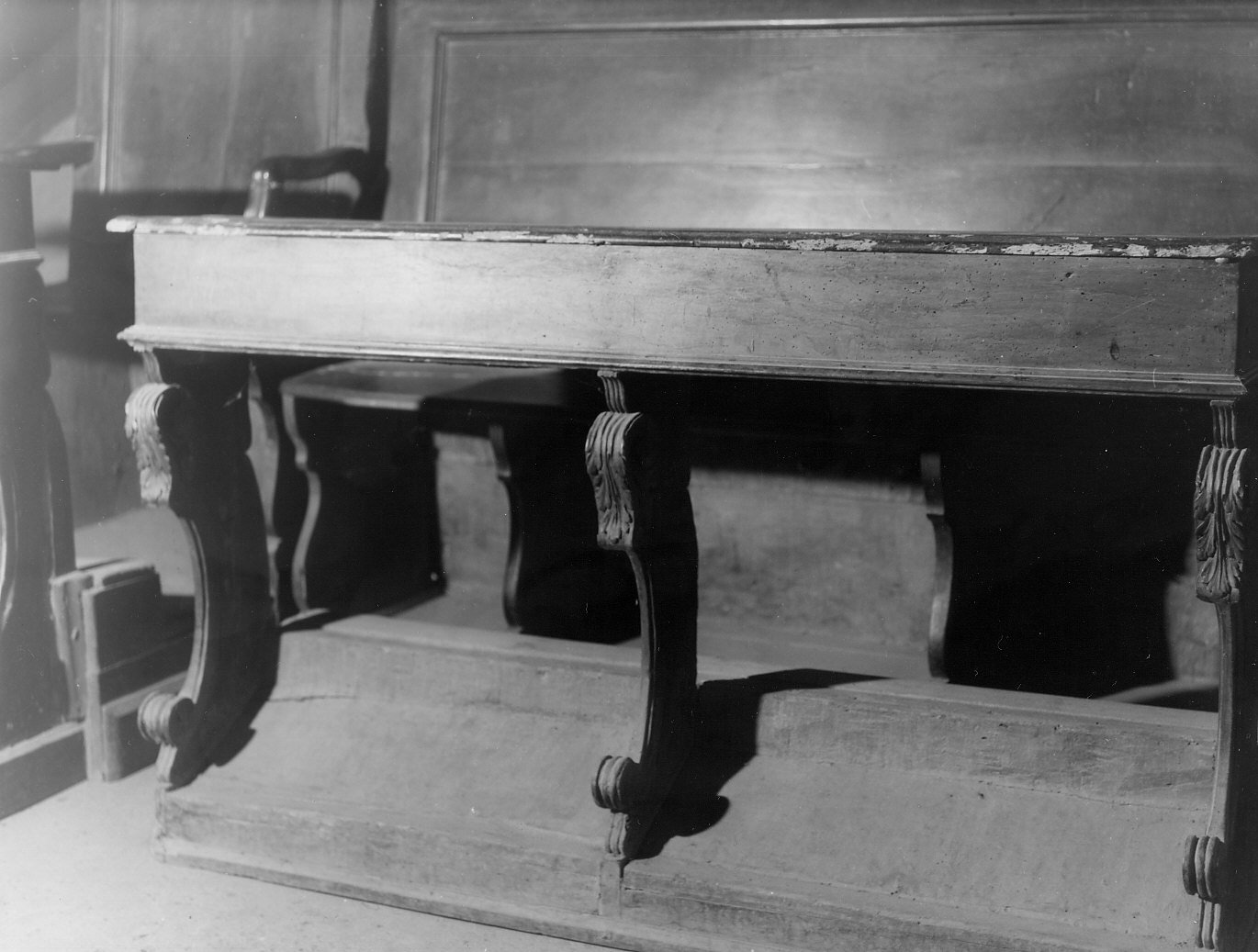 inginocchiatoio, coppia - bottega ligure (seconda metà sec. XVIII)