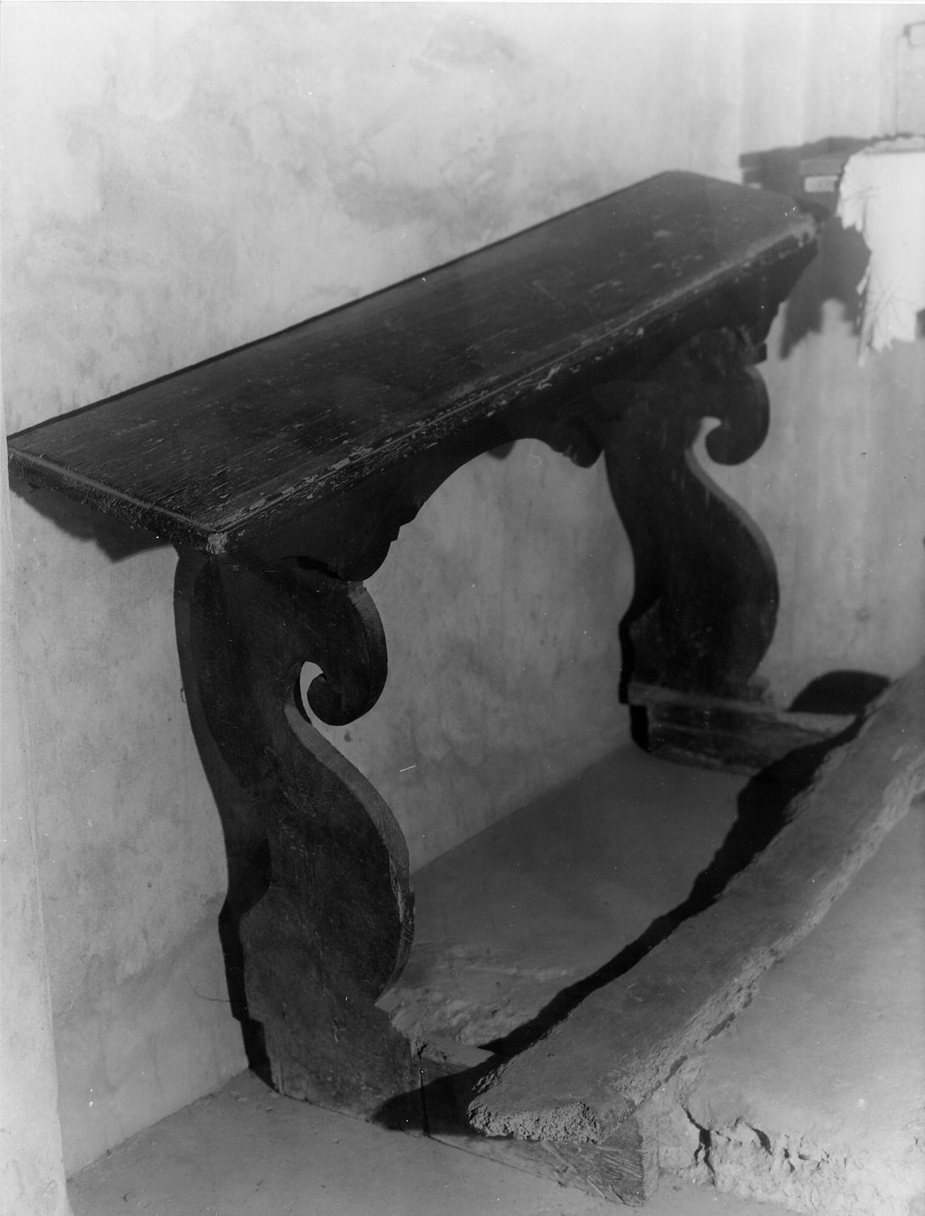 inginocchiatoio, opera isolata - bottega ligure (sec. XVIII)