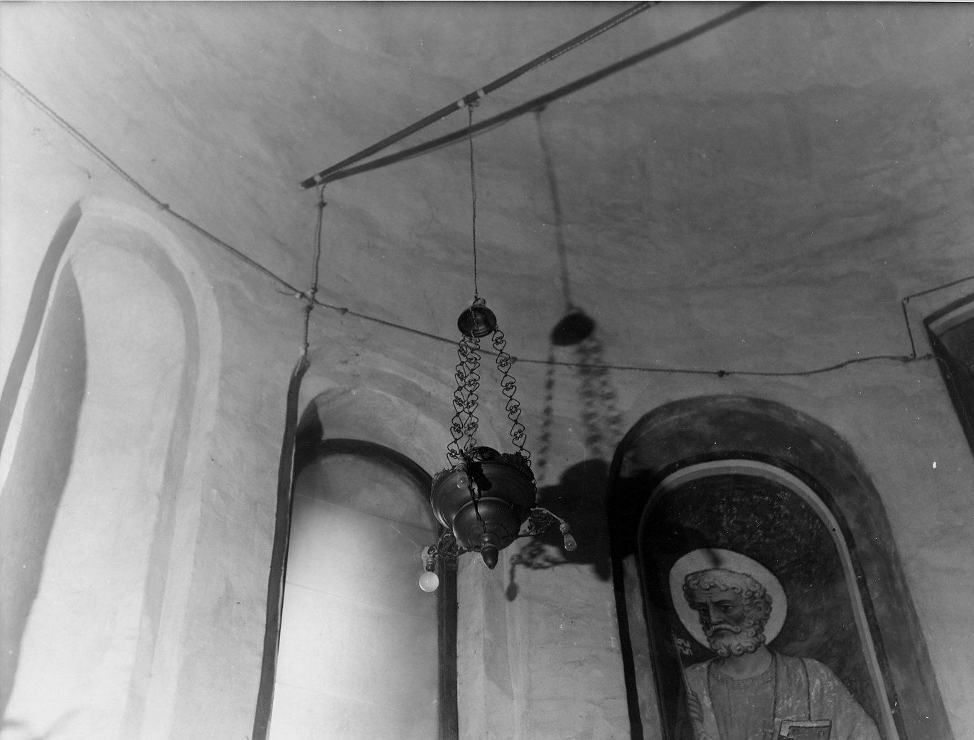 lampada pensile, coppia - bottega ligure (sec. XIX)
