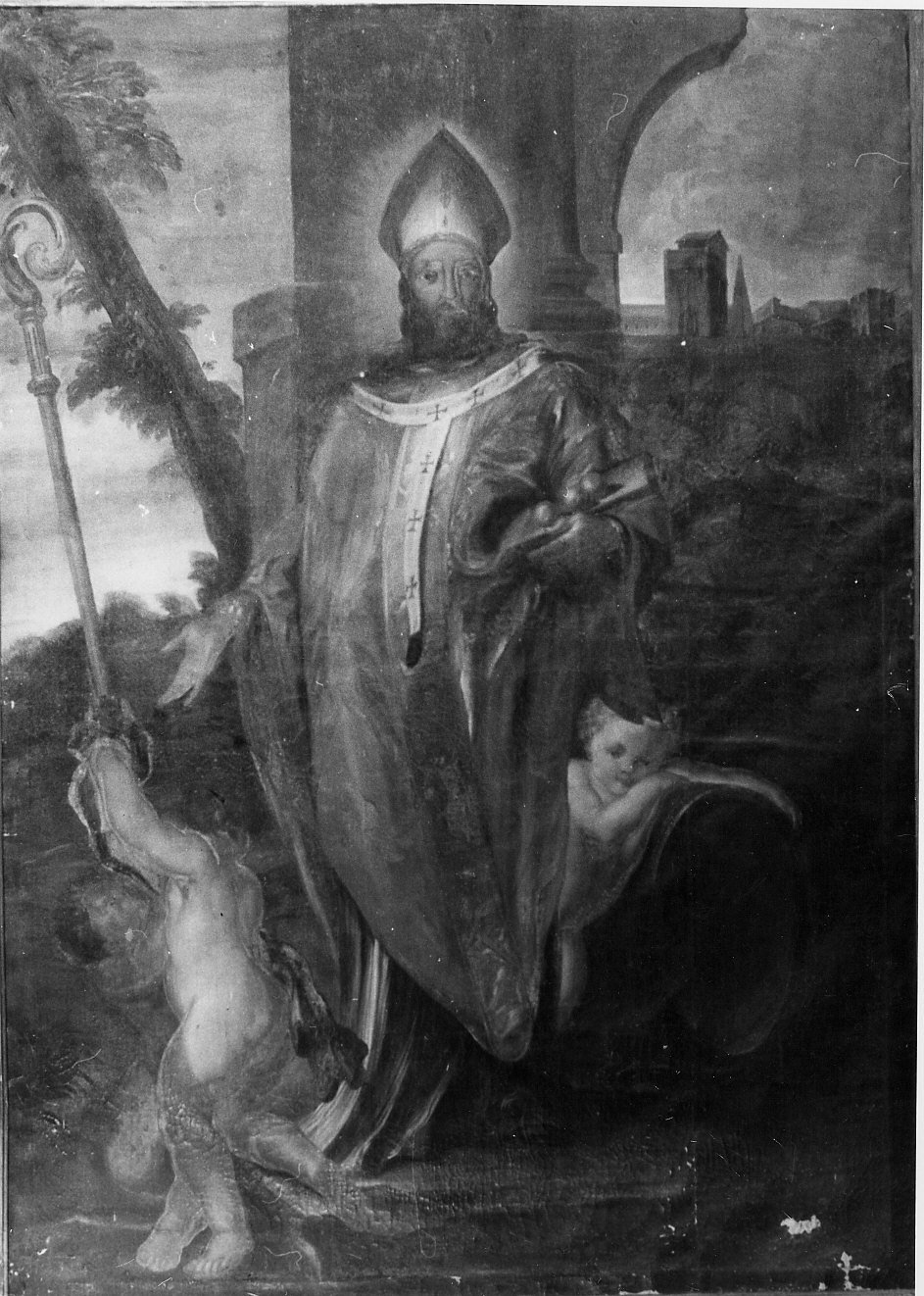 San Nicola di Bari (dipinto, opera isolata) di Bruno Francesco (sec. XVIII)
