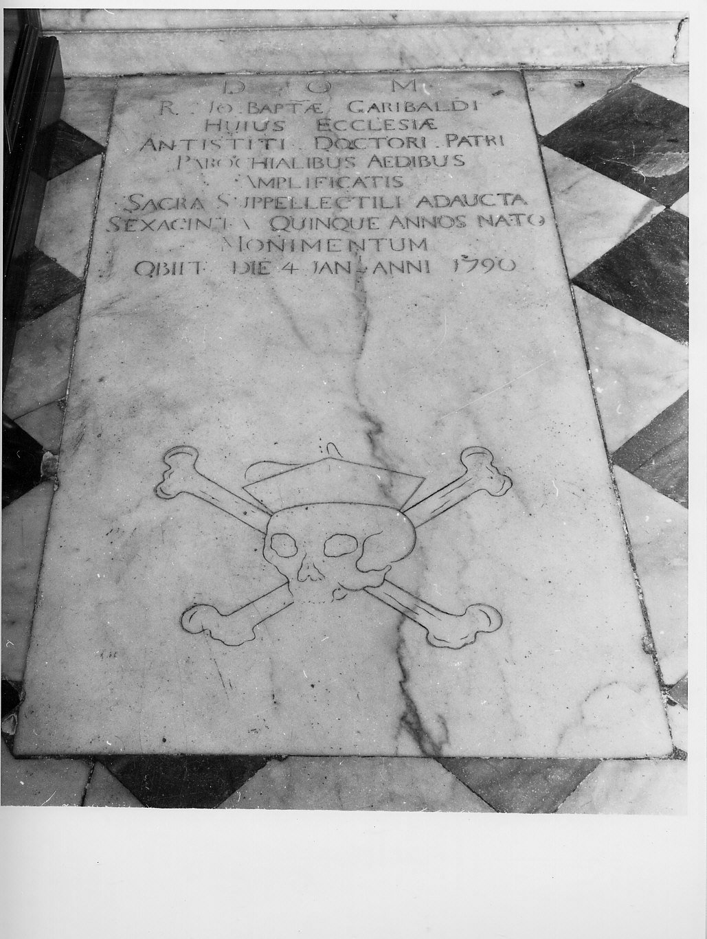 lapide - bottega ligure (sec. XVIII)