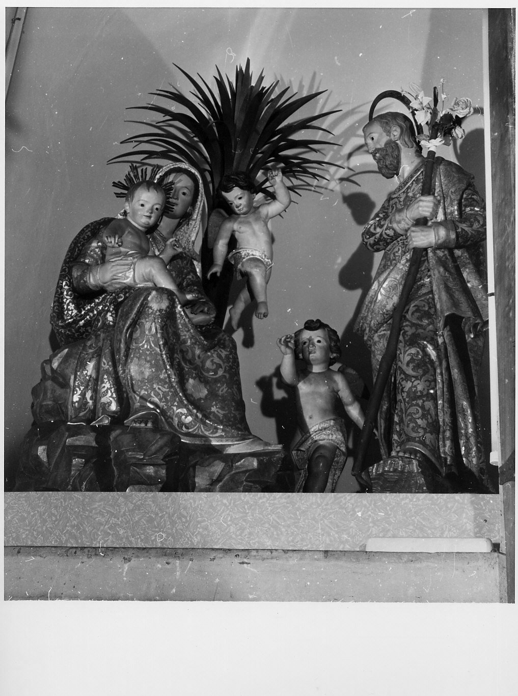 Sacra Famiglia (gruppo scultoreo, insieme) - bottega ligure (sec. XIX)