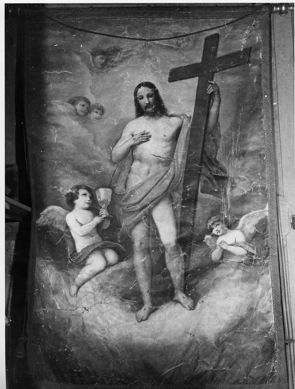 stendardo, opera isolata - manifattura ligure (sec. XIX)