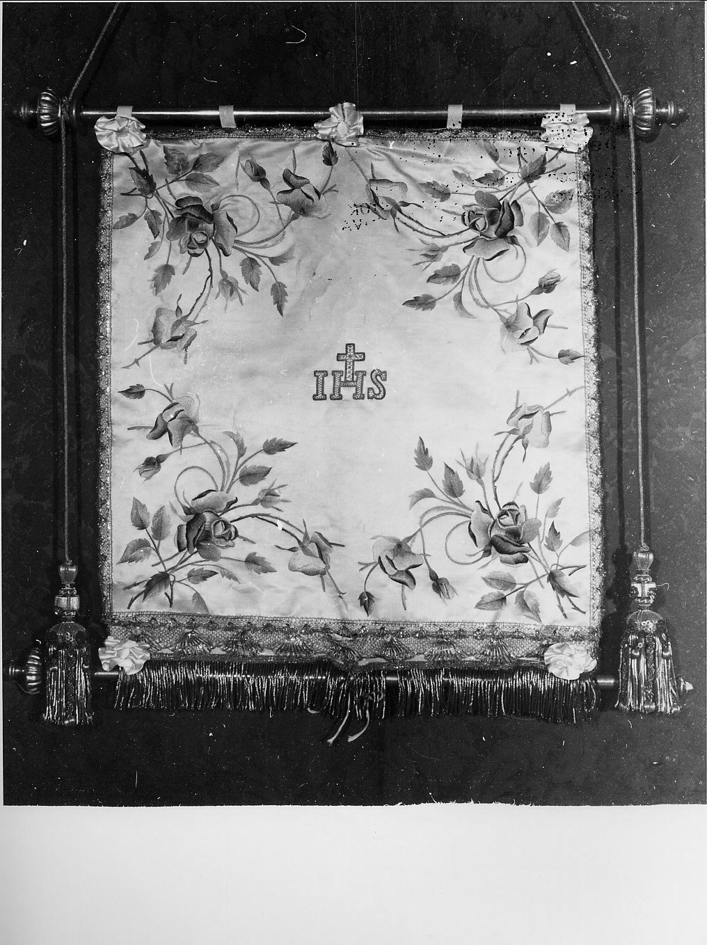 stendardo, opera isolata - manifattura ligure (sec. XIX)