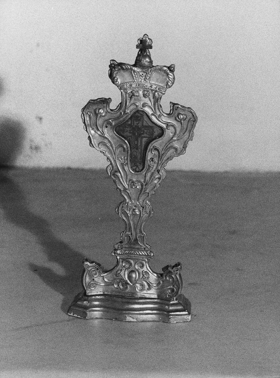 reliquiario - a ostensorio, opera isolata - bottega genovese (seconda metà sec. XVIII)