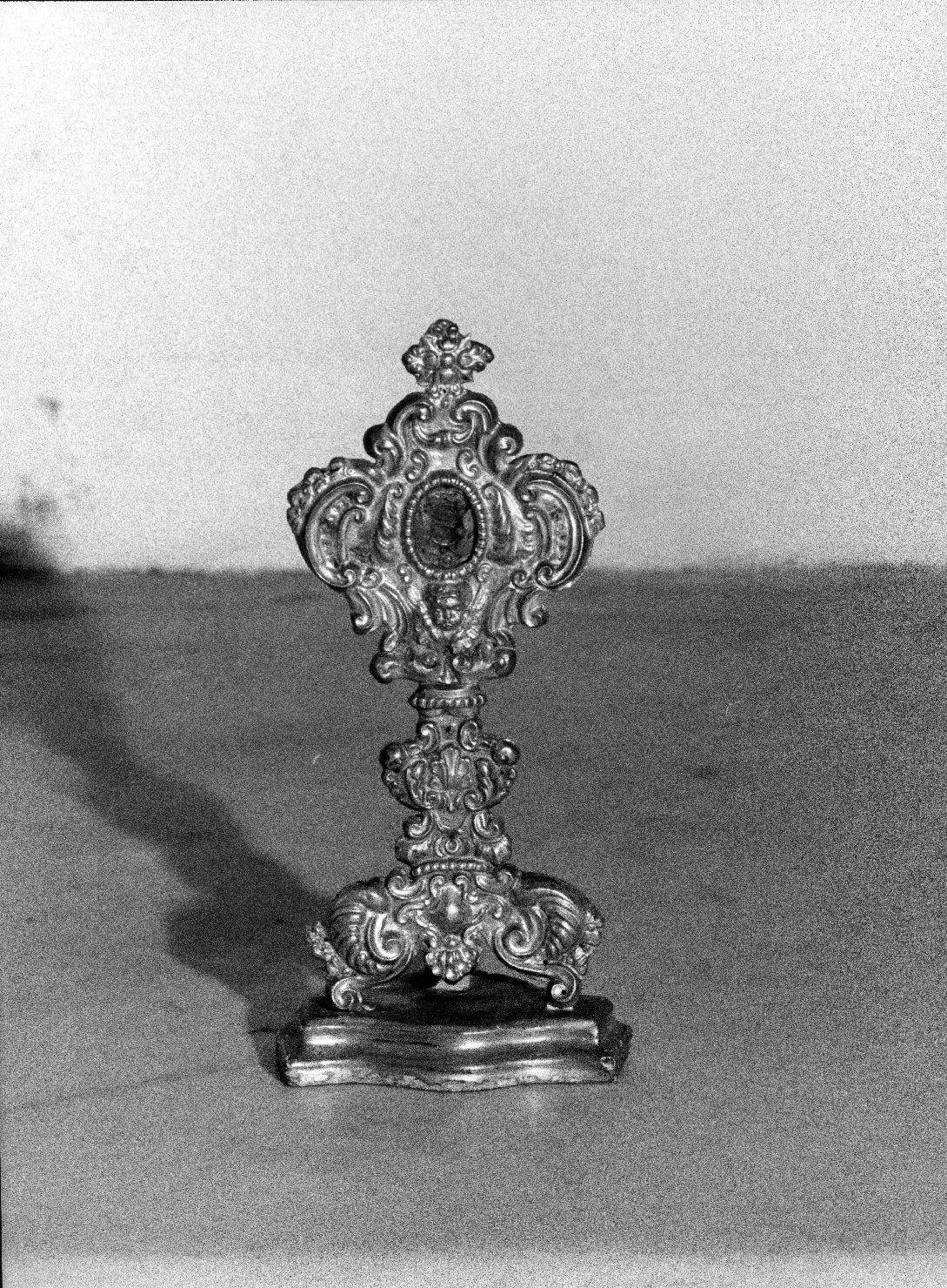 reliquiario - a ostensorio, opera isolata - bottega genovese (sec. XVII)