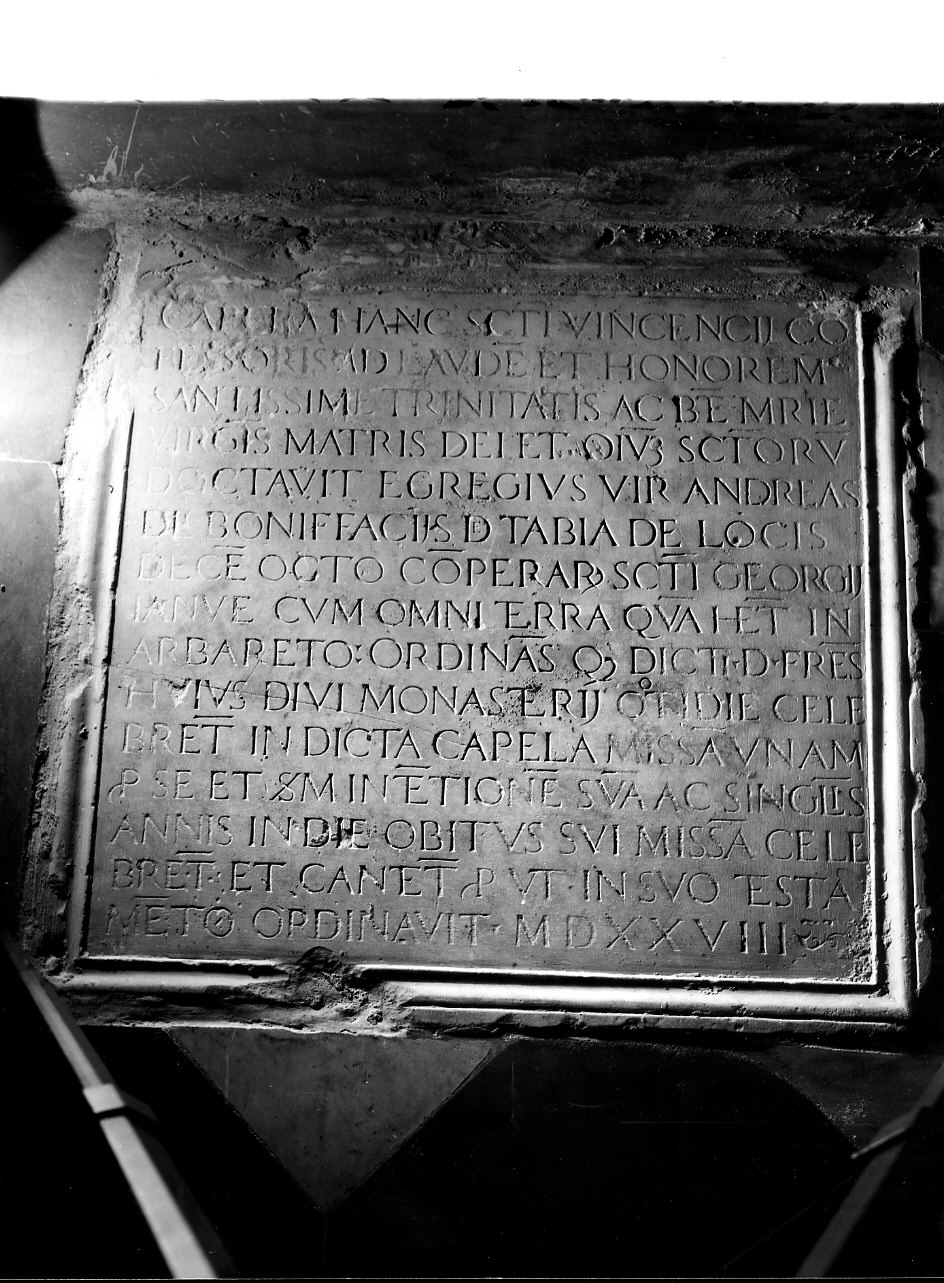 lapide tombale, opera isolata - bottega ligure (sec. XVI)