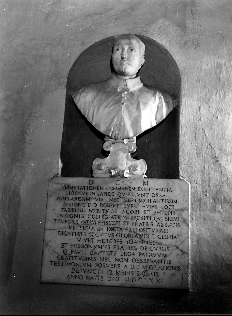 monumento funebre, opera isolata - bottega italiana (sec. XVII)