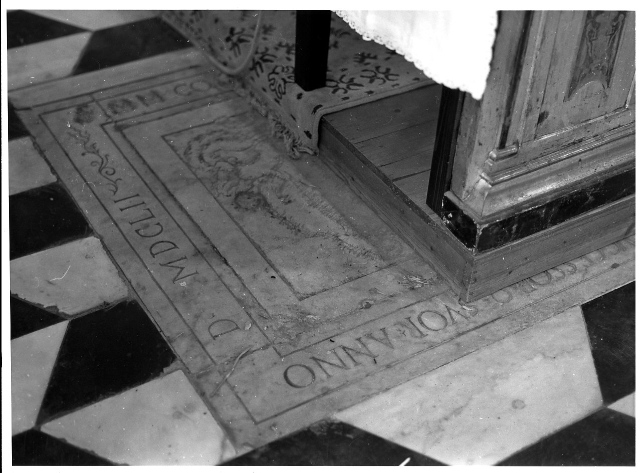 lapide tombale, opera isolata - bottega ligure (sec. XVII)