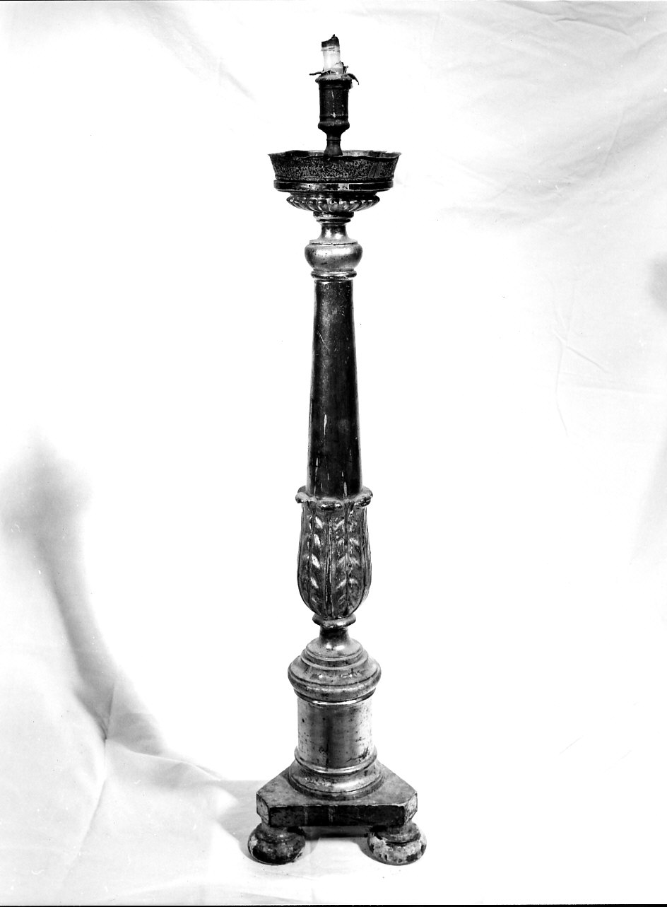 candeliere, serie - bottega ligure (sec. XIX)