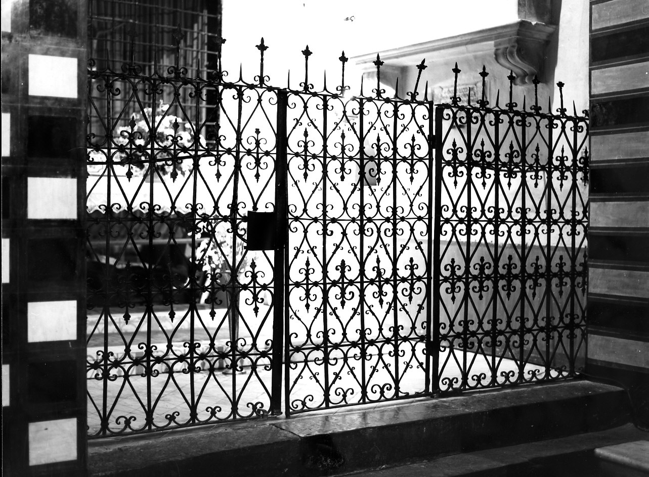 cancellata di cappella, opera isolata - bottega ligure (sec. XVII)