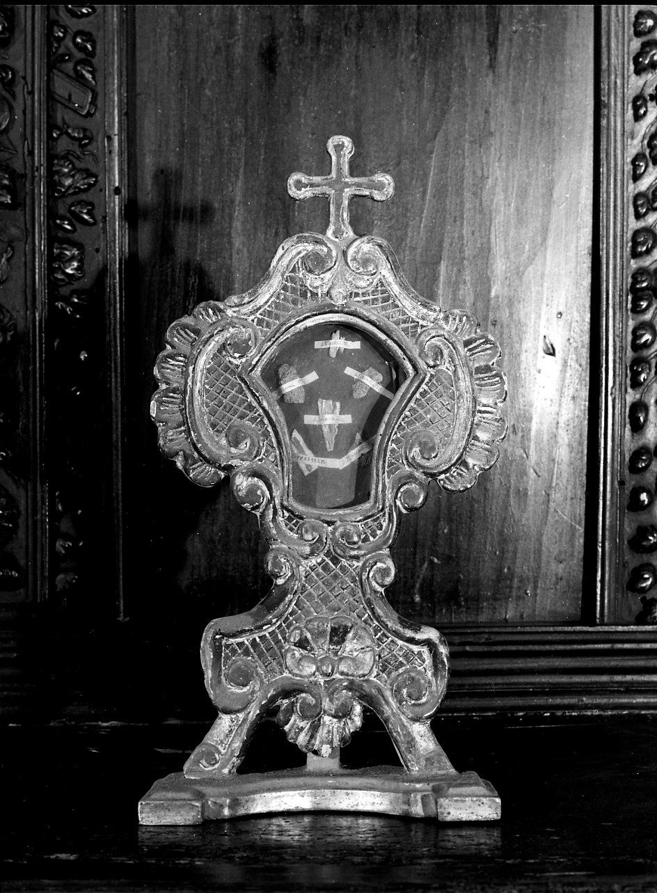 reliquiario - a ostensorio, opera isolata - bottega ligure (sec. XVIII)