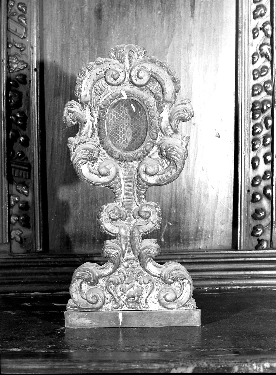 reliquiario - a ostensorio, opera isolata - bottega ligure (sec. XVIII)