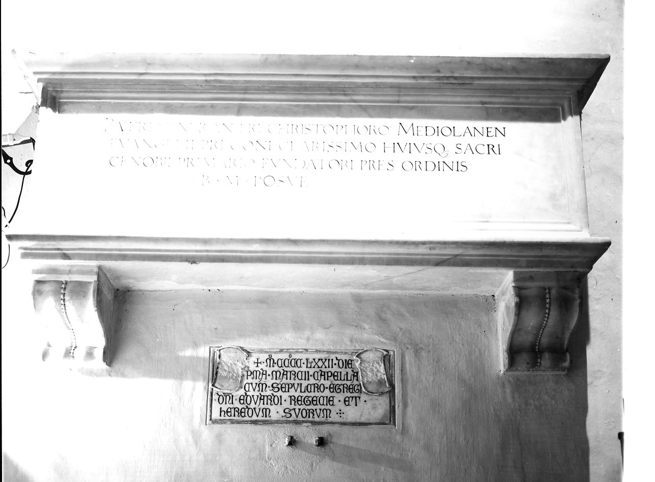 monumento funebre, opera isolata - bottega italiana (prima metà sec. XIX)