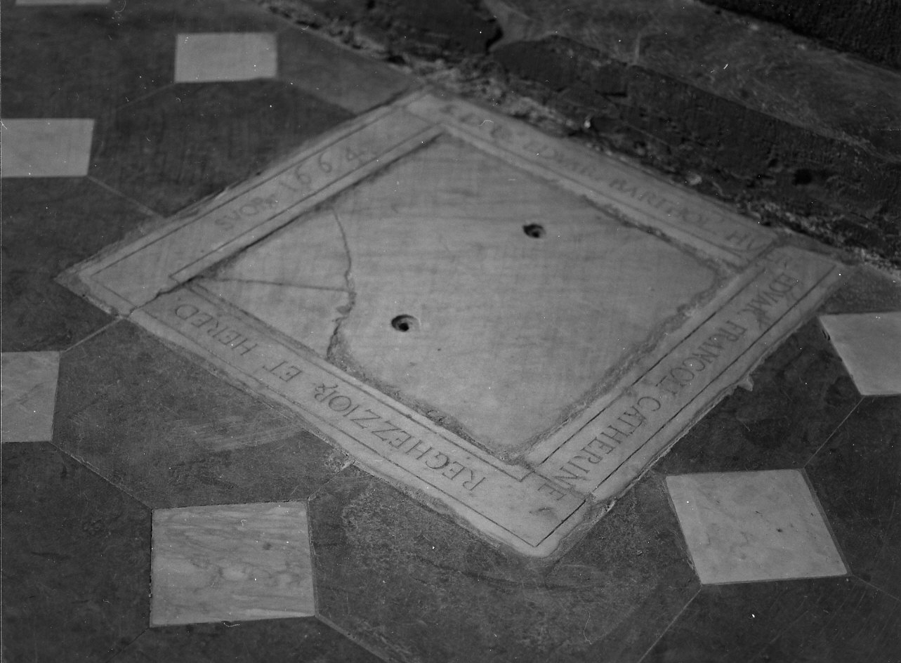 lastra tombale, opera isolata - bottega ligure (sec. XVII)