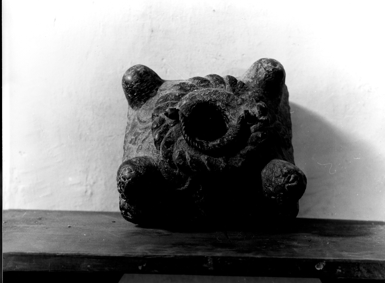 base per croce d'altare, coppia - bottega genovese (sec. XV)