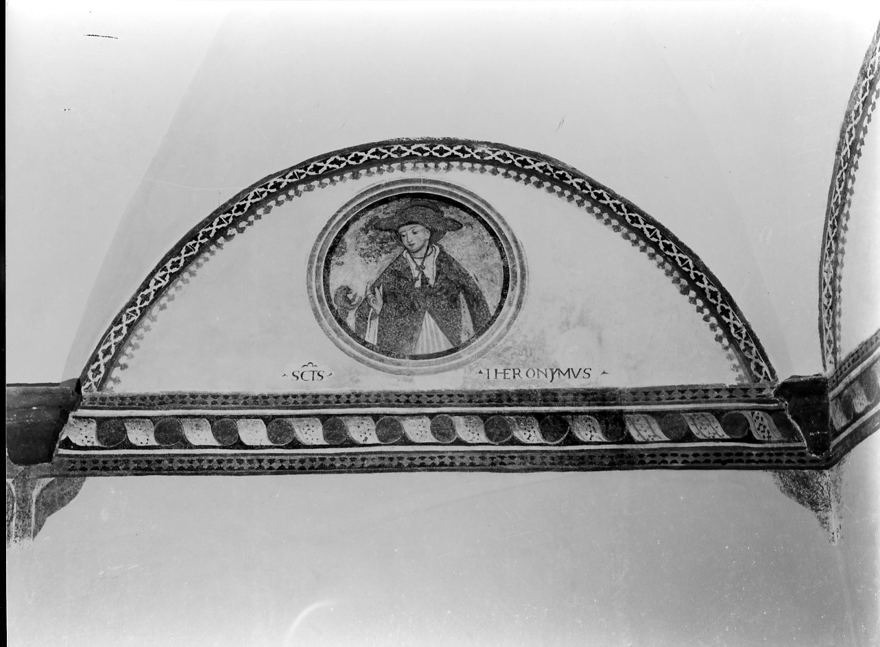 San Gerolamo (dipinto, ciclo) di Canavesio Giovanni (fine sec. XV)