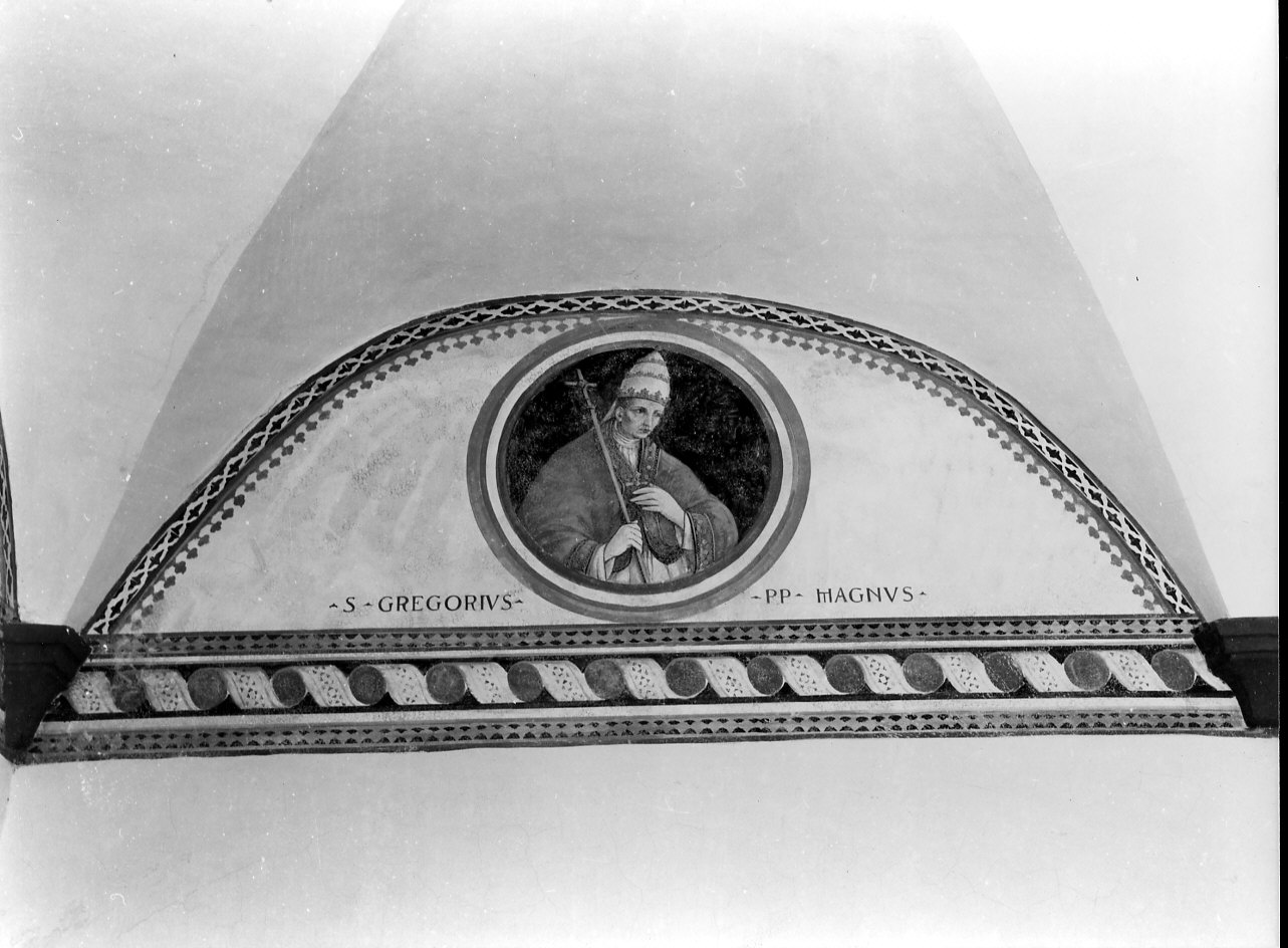 San Gregorio Magno (dipinto, ciclo) di Canavesio Giovanni (fine sec. XV)