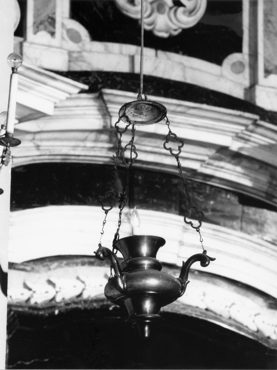 lampada, coppia - bottega ligure (prima metà sec. XVIII)